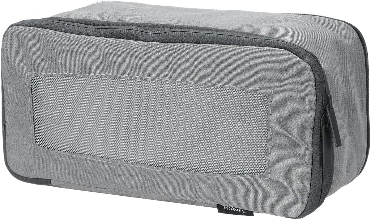Compression Packing Cube for Suitcases 18x12x13cm Lightweight Luggage Organizers Bag Travel Essentials Compression Bags for Carry on Suitcases, Grey