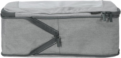 Compression Packing Cube for Suitcases 18x12x13cm Lightweight Luggage Organizers Bag Travel Essentials Compression Bags for Carry on Suitcases, Grey