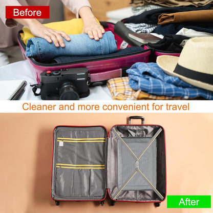 Compression Packing Cube for Suitcases 18x12x13cm Lightweight Luggage Organizers Bag Travel Essentials Compression Bags for Carry on Suitcases, Grey