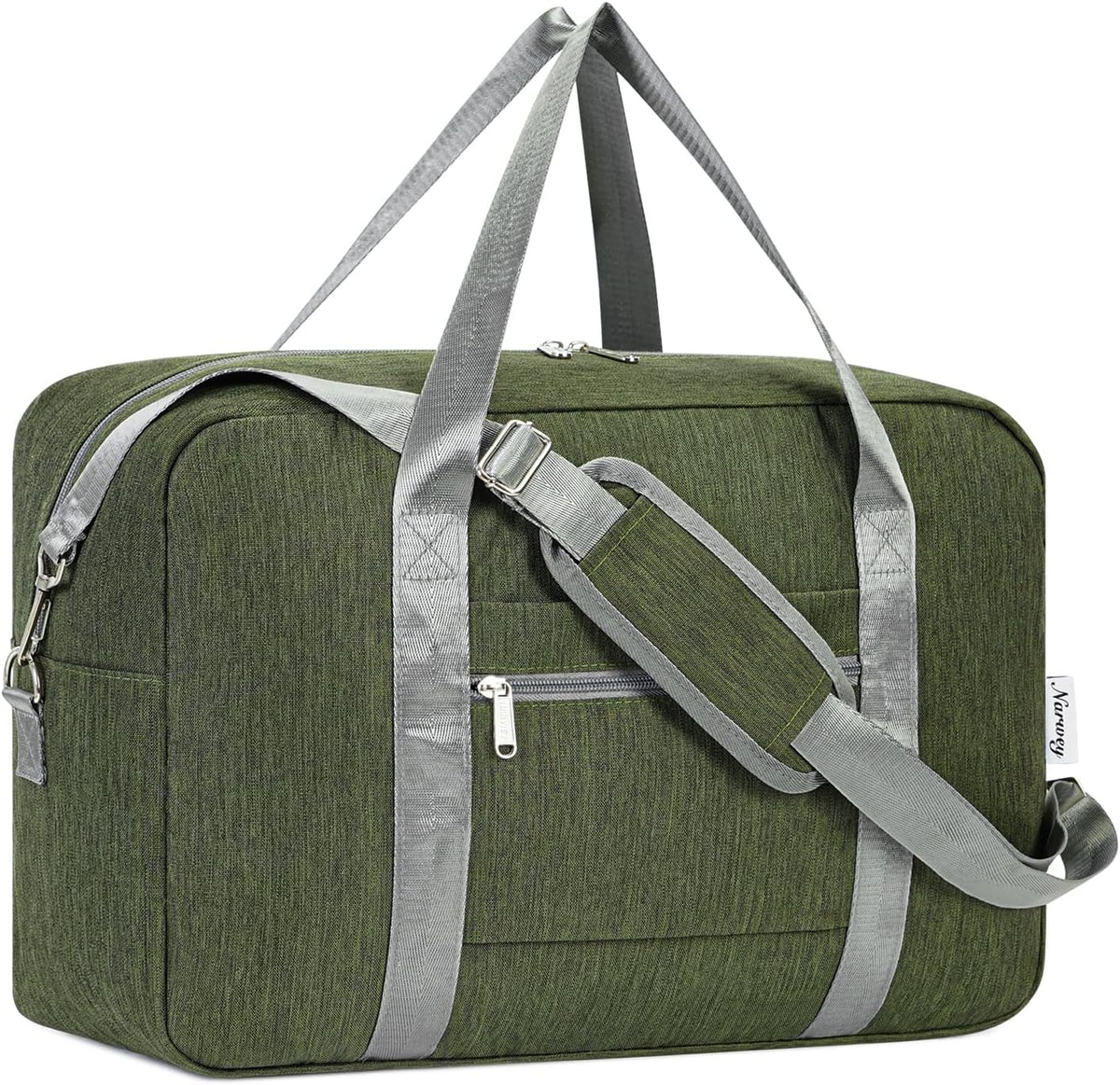 For Spirit Airlines Personal Item Bag 18x14x8 Foldable Travel Duffel Bag Underseat Carry on Luggage Weekender for Women 30L (Teal)