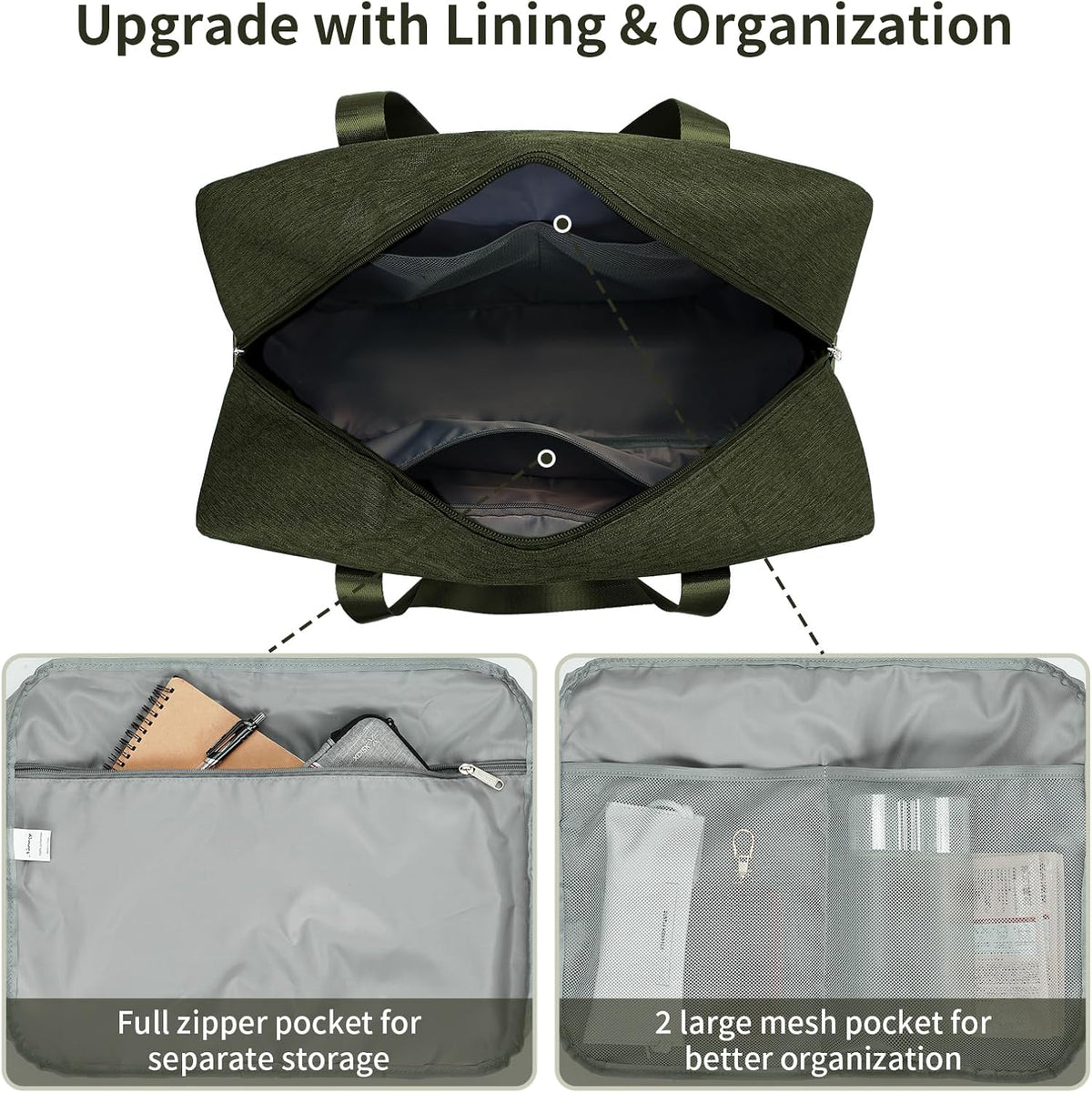 For Spirit Airlines Personal Item Bag 18x14x8 Foldable Travel Duffel Bag Underseat Carry on Luggage Weekender for Women 30L (Teal)
