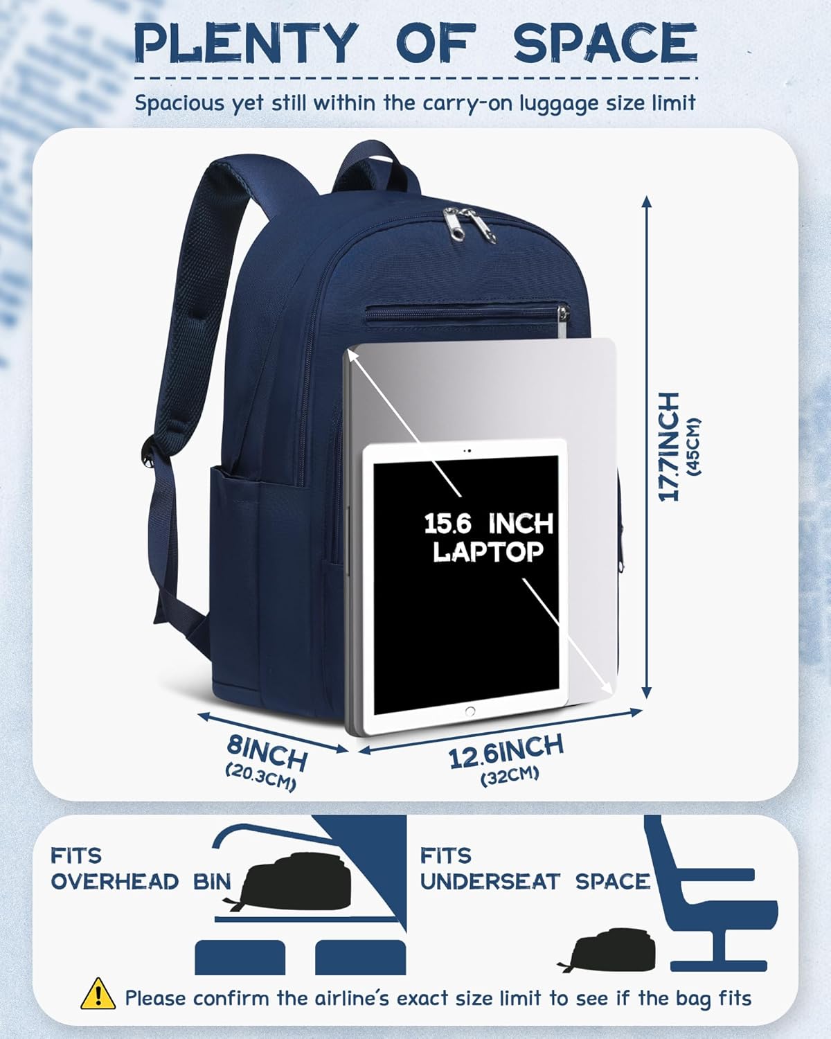 Backpack for Middle High School Teen Boys Girls Large College Bookbag with Laptop Compartment Back to School Book Bags Mochilas Escolares para Niños Niñas Adolescentes (Beige, Solid)
