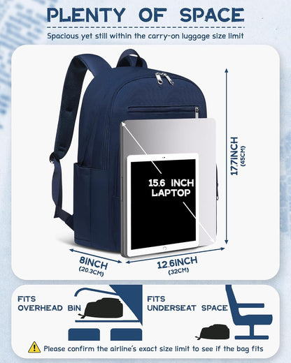 Backpack for Middle High School Teen Boys Girls Large College Bookbag with Laptop Compartment Back to School Book Bags Mochilas Escolares para Niños Niñas Adolescentes (Beige, Solid)