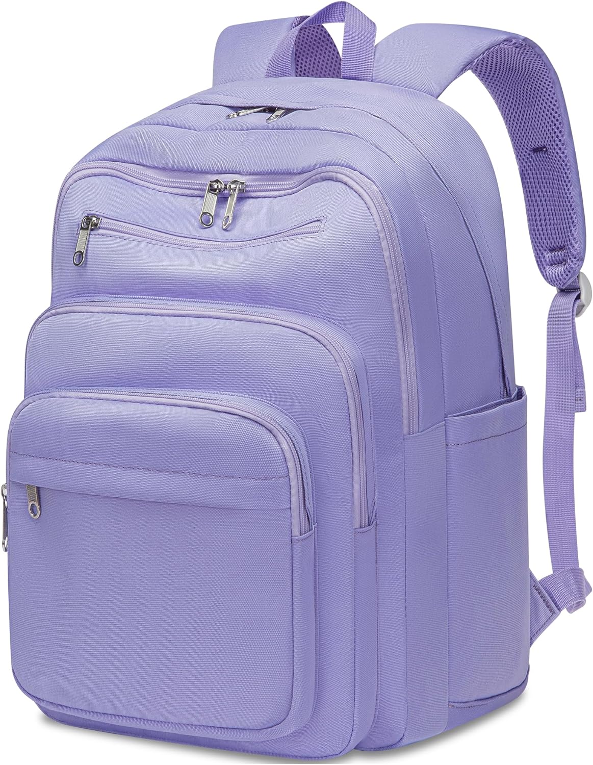 Backpack for Middle High School Teen Boys Girls Large College Bookbag with Laptop Compartment Back to School Book Bags Mochilas Escolares para Niños Niñas Adolescentes (Beige, Solid)
