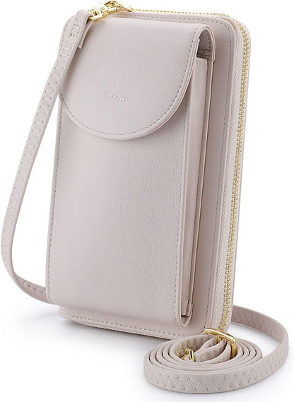 Small Crossbody Bags for Women Phone Purse RFID Blocking Wallet | Card Slots, Vegan Leather, Anti-theft, Multi Pockets, Detachable Adjustable Strap, Travel Eveyday Outing
