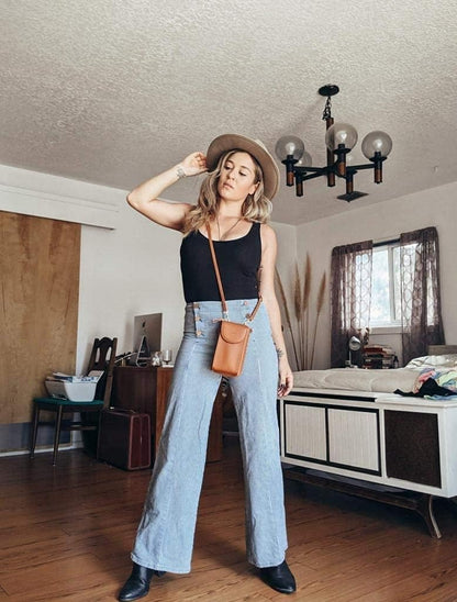 Small Crossbody Bags for Women Phone Purse RFID Blocking Wallet | Card Slots, Vegan Leather, Anti-theft, Multi Pockets, Detachable Adjustable Strap, Travel Eveyday Outing