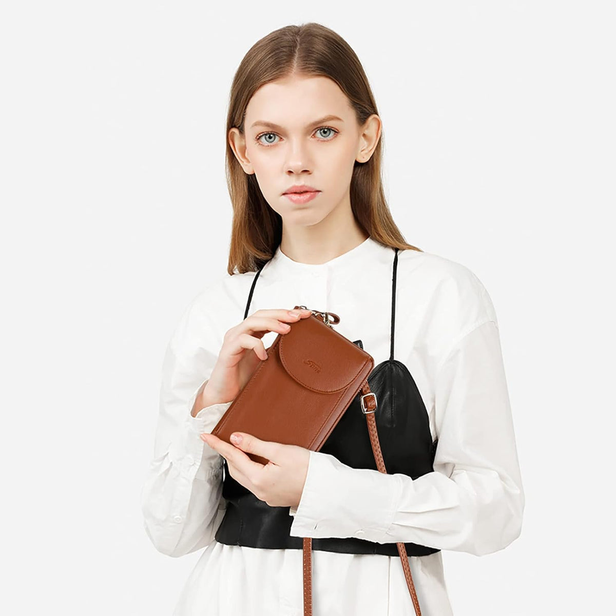 Small Crossbody Bags for Women Phone Purse RFID Blocking Wallet | Card Slots, Vegan Leather, Anti-theft, Multi Pockets, Detachable Adjustable Strap, Travel Eveyday Outing