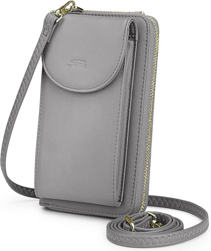 Small Crossbody Bags for Women Phone Purse RFID Blocking Wallet | Card Slots, Vegan Leather, Anti-theft, Multi Pockets, Detachable Adjustable Strap, Travel Eveyday Outing