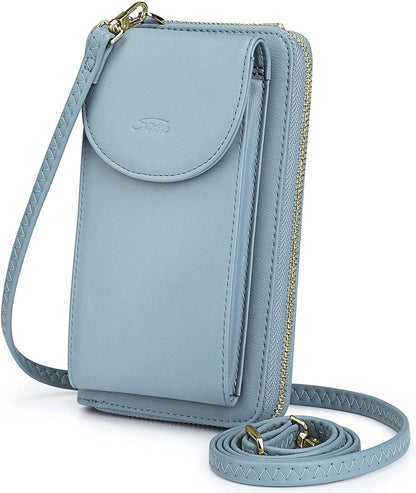 Small Crossbody Bags for Women Phone Purse RFID Blocking Wallet | Card Slots, Vegan Leather, Anti-theft, Multi Pockets, Detachable Adjustable Strap, Travel Eveyday Outing
