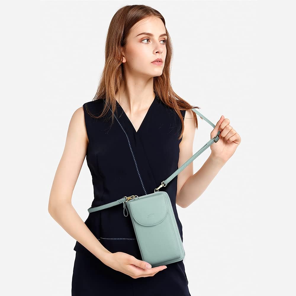 Small Crossbody Bags for Women Phone Purse RFID Blocking Wallet | Card Slots, Vegan Leather, Anti-theft, Multi Pockets, Detachable Adjustable Strap, Travel Eveyday Outing