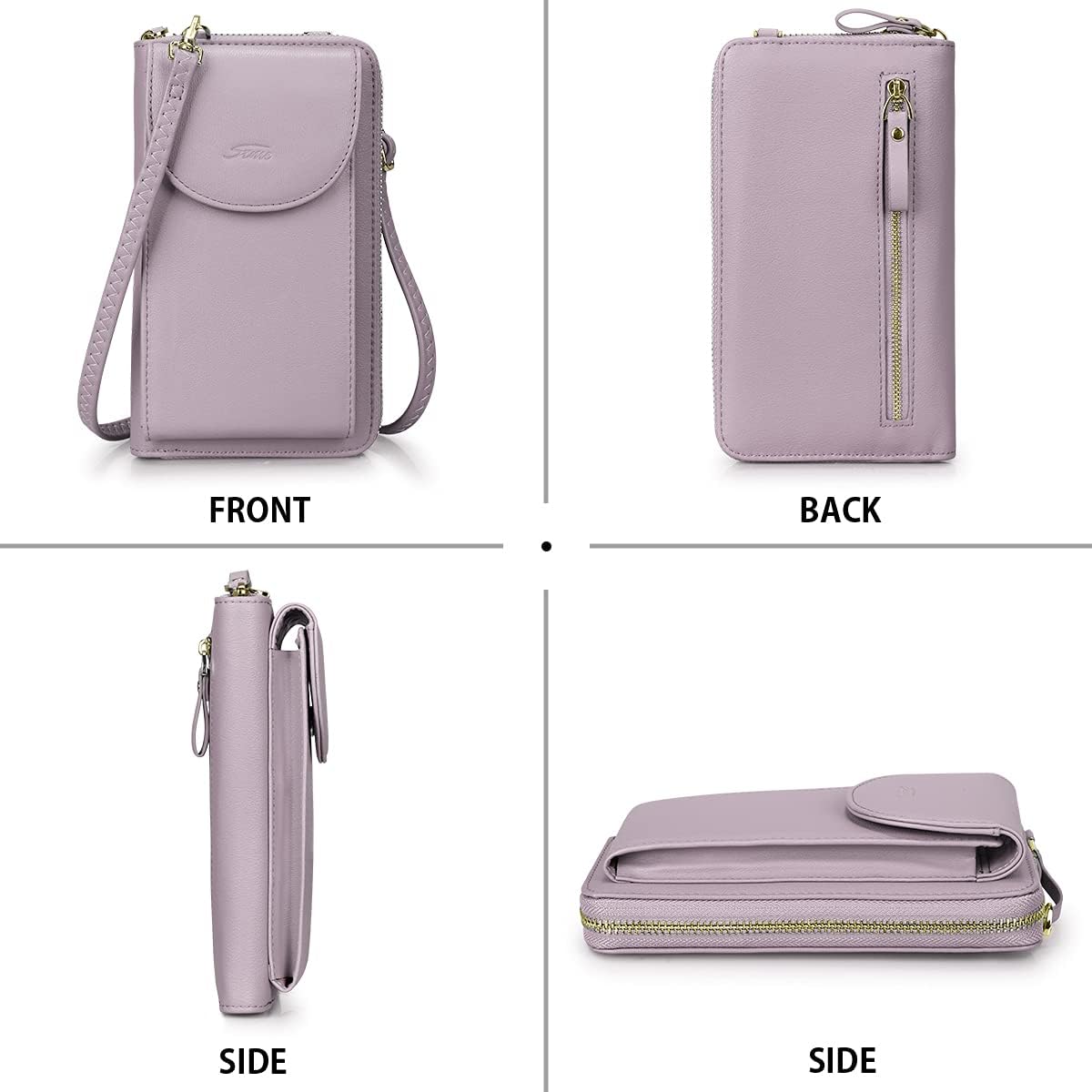 Small Crossbody Bags for Women Phone Purse RFID Blocking Wallet | Card Slots, Vegan Leather, Anti-theft, Multi Pockets, Detachable Adjustable Strap, Travel Eveyday Outing
