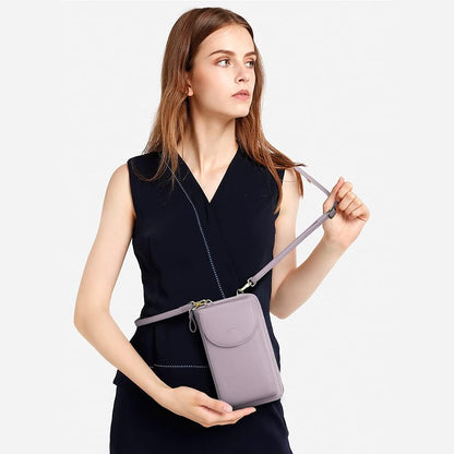 Small Crossbody Bags for Women Phone Purse RFID Blocking Wallet | Card Slots, Vegan Leather, Anti-theft, Multi Pockets, Detachable Adjustable Strap, Travel Eveyday Outing