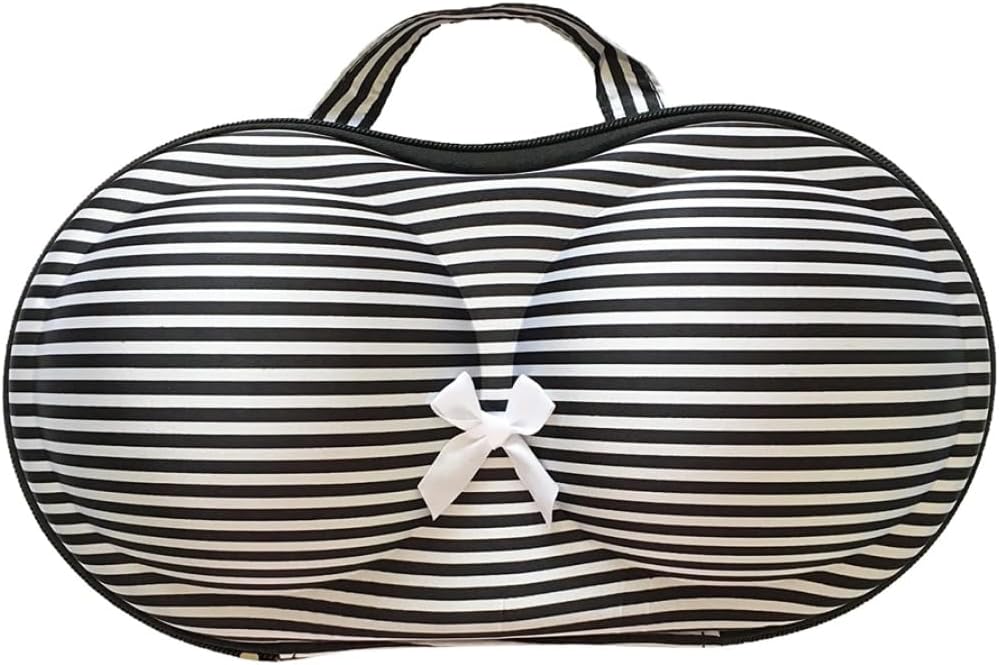 Portable Bra Bag with Net Bra Case Organizer for Travel (Pattern 5)