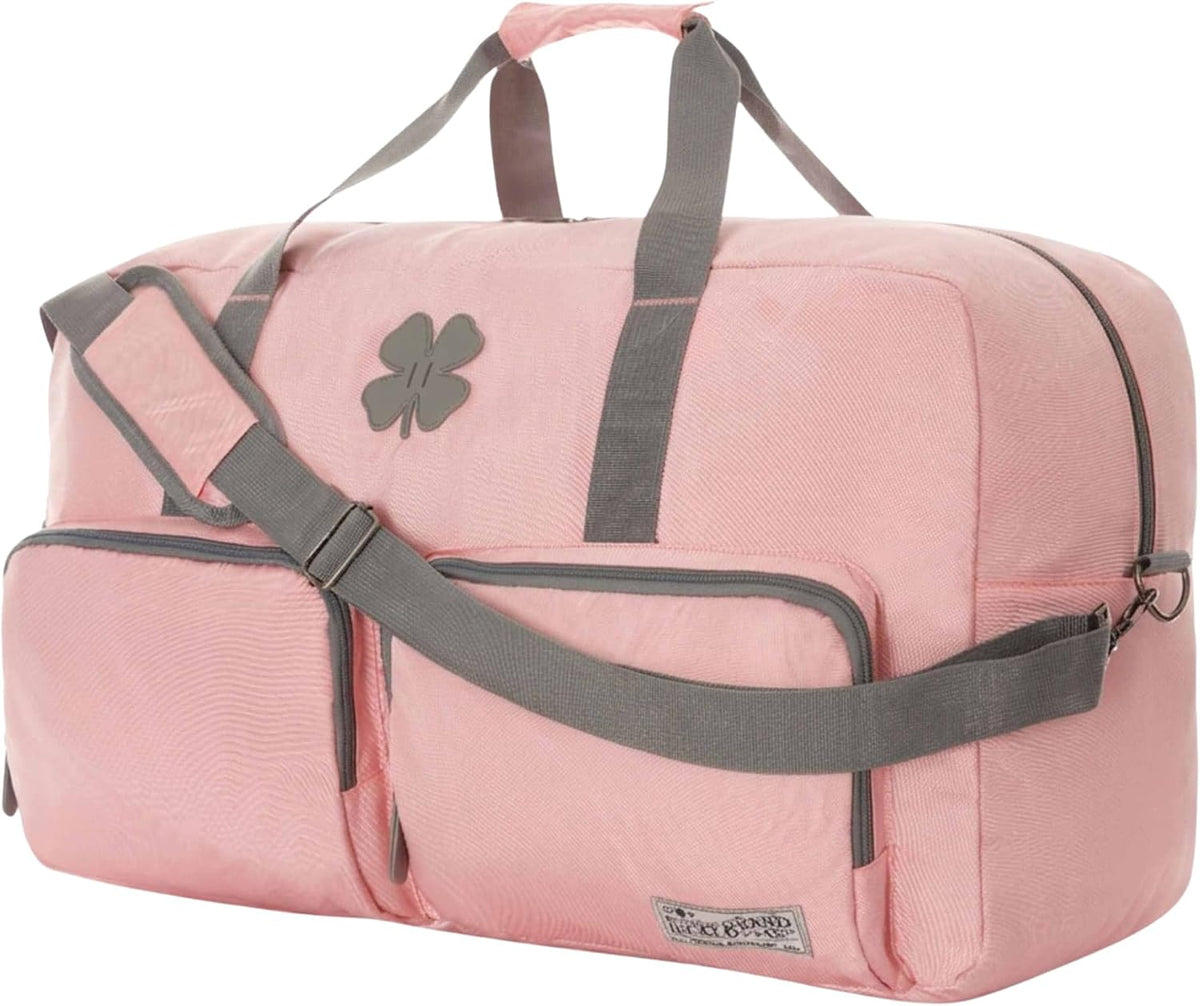 Lucky Travel Duffel Bags 65L, Gym Bag, Travel Bag & Large Duffle Bag for Men, Foldable Overnight Weekender Bags for Women & Men with Adjustable Shoulder Strap, Charcoal