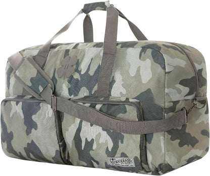 Lucky Travel Duffel Bags 65L, Gym Bag, Travel Bag & Large Duffle Bag for Men, Foldable Overnight Weekender Bags for Women & Men with Adjustable Shoulder Strap, Charcoal