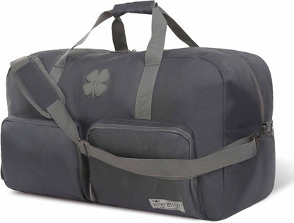 Lucky Travel Duffel Bags 65L, Gym Bag, Travel Bag & Large Duffle Bag for Men, Foldable Overnight Weekender Bags for Women & Men with Adjustable Shoulder Strap, Charcoal