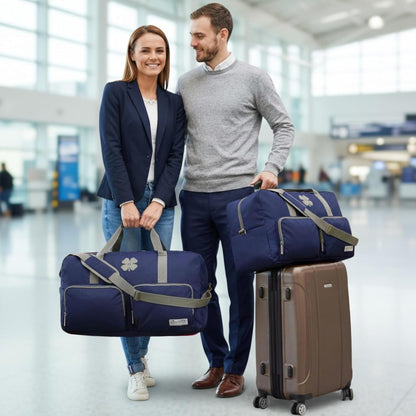 Lucky Travel Duffel Bags 65L, Gym Bag, Travel Bag & Large Duffle Bag for Men, Foldable Overnight Weekender Bags for Women & Men with Adjustable Shoulder Strap, Charcoal
