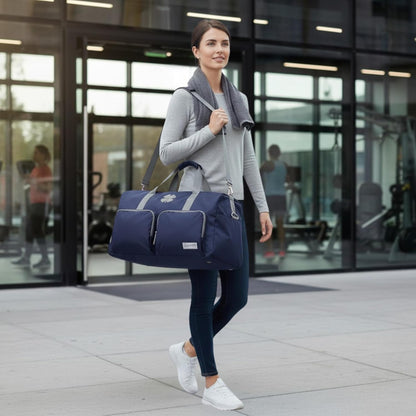 Lucky Travel Duffel Bags 65L, Gym Bag, Travel Bag & Large Duffle Bag for Men, Foldable Overnight Weekender Bags for Women & Men with Adjustable Shoulder Strap, Charcoal