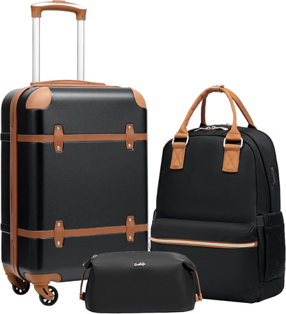 Luggage Set Suitcase Set Carry On Luggage PC Hardside Luggage TSA Lock Spinner Wheels Telescopic Handle