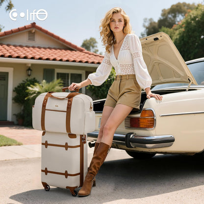 Luggage Set Suitcase Set Carry On Luggage PC Hardside Luggage TSA Lock Spinner Wheels Telescopic Handle