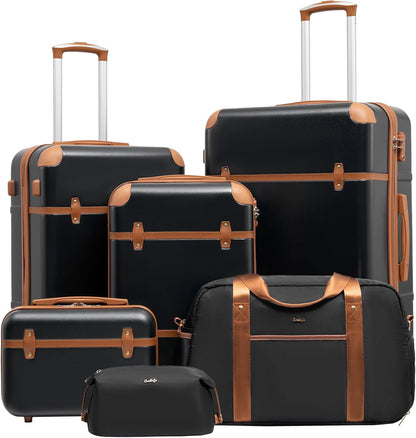 Luggage Set Suitcase Set Carry On Luggage PC Hardside Luggage TSA Lock Spinner Wheels Telescopic Handle