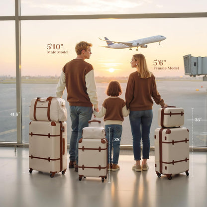 Luggage Set Suitcase Set Carry On Luggage PC Hardside Luggage TSA Lock Spinner Wheels Telescopic Handle