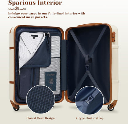 Luggage Set Suitcase Set Carry On Luggage PC Hardside Luggage TSA Lock Spinner Wheels Telescopic Handle
