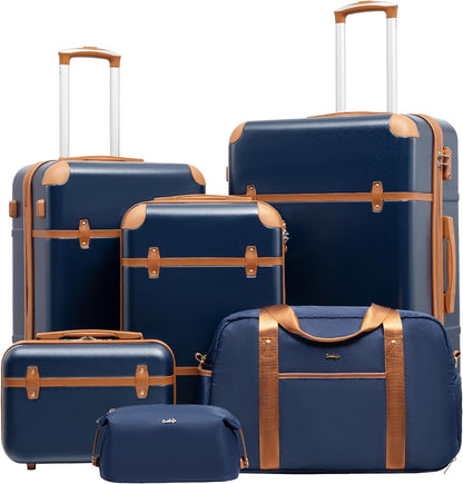 Luggage Set Suitcase Set Carry On Luggage PC Hardside Luggage TSA Lock Spinner Wheels Telescopic Handle