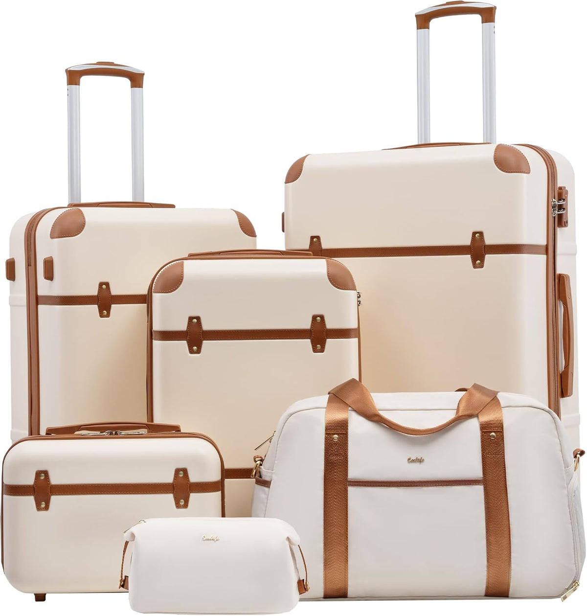 Luggage Set Suitcase Set Carry On Luggage PC Hardside Luggage TSA Lock Spinner Wheels Telescopic Handle