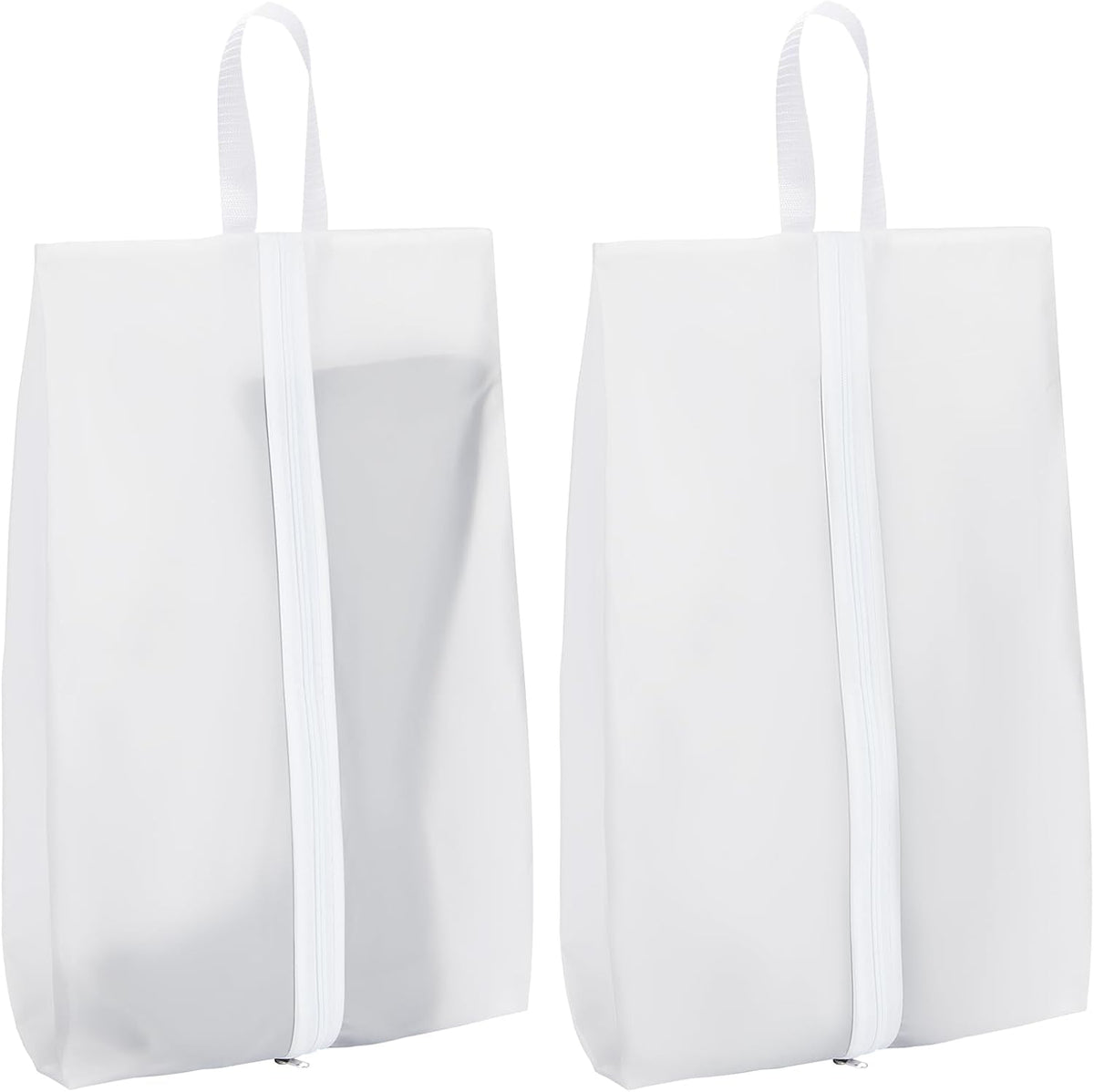 Shoe Bags for Travel - 2 Pack Extra Large Transparent Shoe Organizer with Handle Dustproof Shoe Bag Reusable Shoe Storage Bags for Men & Women