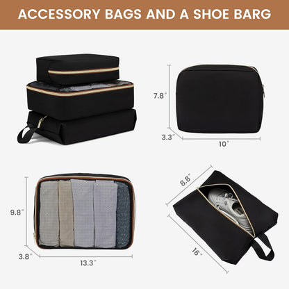 Underseat Carry On Luggage Airline Approved, 14 Inch Softside Suitcases with Wheels, Lightweight Spinner Carry on Suitcase with TSA Lock Weekender