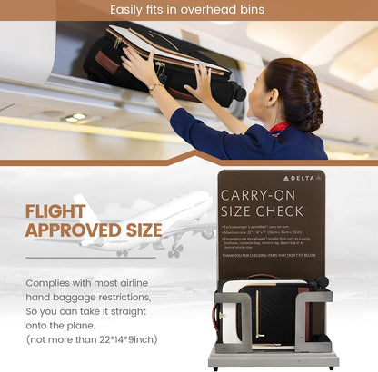 Underseat Carry On Luggage Airline Approved, 14 Inch Softside Suitcases with Wheels, Lightweight Spinner Carry on Suitcase with TSA Lock Weekender