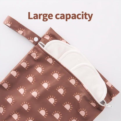 Wet Dry Bag for Baby, Swimsuit, Diaper Bag & Travel - Waterproof Reusable Leakproof Pouch for Wet Clothes, Pool, Beach, and Gym