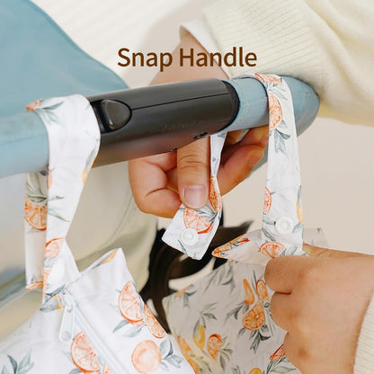 Wet Dry Bag for Baby, Swimsuit, Diaper Bag & Travel - Waterproof Reusable Leakproof Pouch for Wet Clothes, Pool, Beach, and Gym