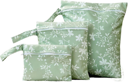 Wet Dry Bag for Baby, Swimsuit, Diaper Bag & Travel - Waterproof Reusable Leakproof Pouch for Wet Clothes, Pool, Beach, and Gym