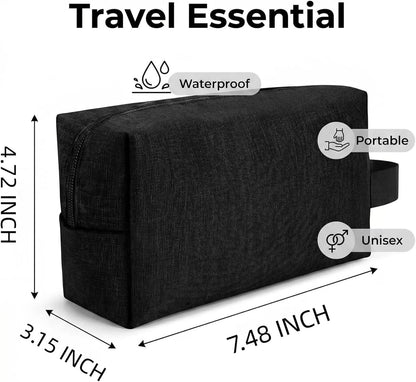 32 Pcs Travel Toiletry Bag for Men Women Bulk Large Water Resistant Shaving Bag Hanging Cosmetic Bag Makeup Travel Pouch Foldable Toiletry Organizer Gifts for Graduation Father's Day(32, Mixed Color)