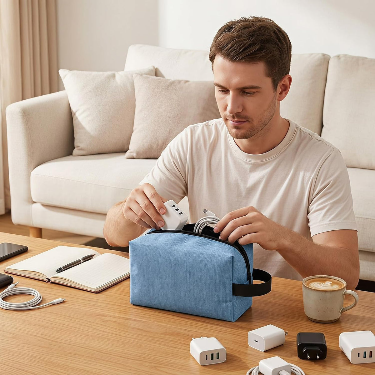 32 Pcs Travel Toiletry Bag for Men Women Bulk Large Water Resistant Shaving Bag Hanging Cosmetic Bag Makeup Travel Pouch Foldable Toiletry Organizer Gifts for Graduation Father's Day(32, Mixed Color)