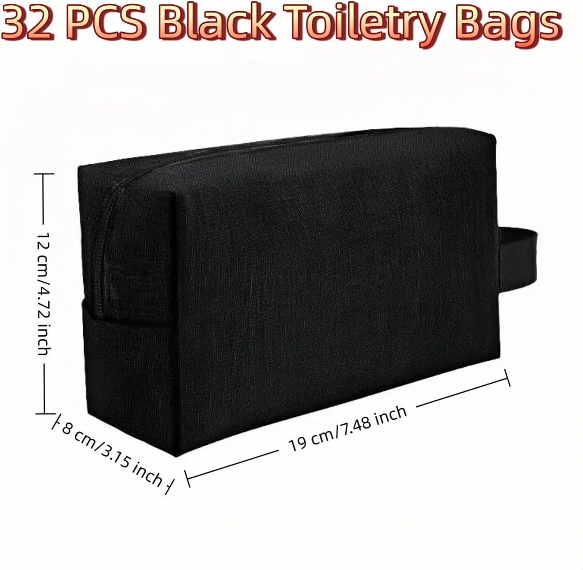 32 Pcs Travel Toiletry Bag for Men Women Bulk Large Water Resistant Shaving Bag Hanging Cosmetic Bag Makeup Travel Pouch Foldable Toiletry Organizer Gifts for Graduation Father's Day(32, Mixed Color)