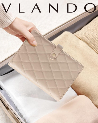 Travel Jewelry Organizer Case,Valentines Gift,Jewelry Storage Book Ring Binder with Clear Zipper Velvet Jewelry Pouches Bags for Rings,Necklace,Earrings-Cream White