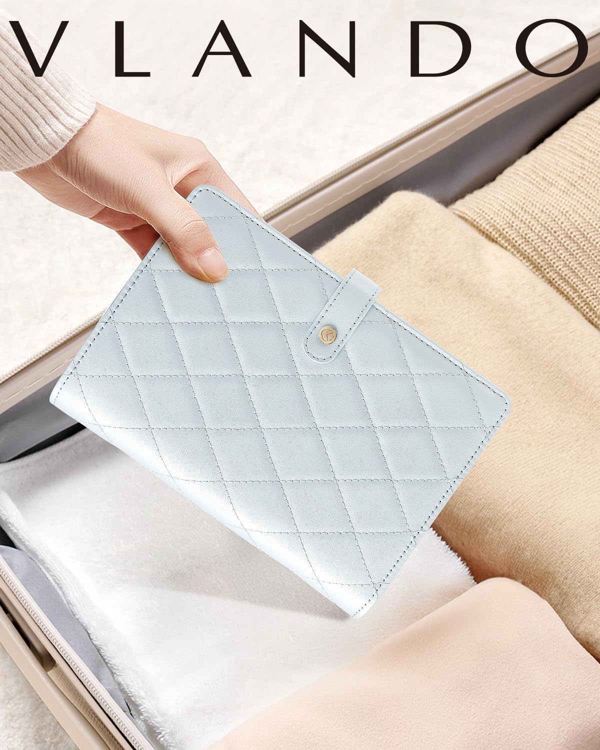 Travel Jewelry Organizer Case,Valentines Gift,Jewelry Storage Book Ring Binder with Clear Zipper Velvet Jewelry Pouches Bags for Rings,Necklace,Earrings-Cream White