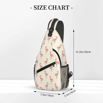 Men Women Sling Shoulder Backpack Casual Carrying Tote Case Crossbody Travel Bag, Anti-Theft Multipurpose Carry On Bag, Aztec Black Grey And White Crossbody Bag