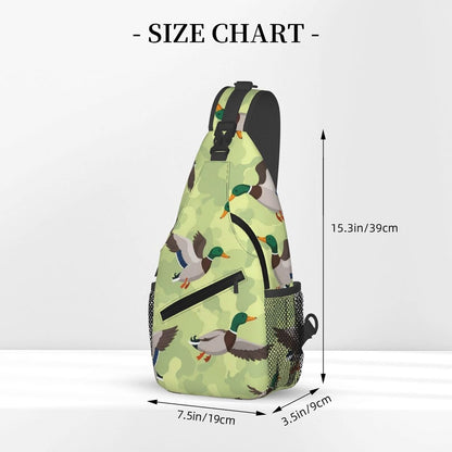 Men Women Sling Shoulder Backpack Casual Carrying Tote Case Crossbody Travel Bag, Anti-Theft Multipurpose Carry On Bag, Aztec Black Grey And White Crossbody Bag
