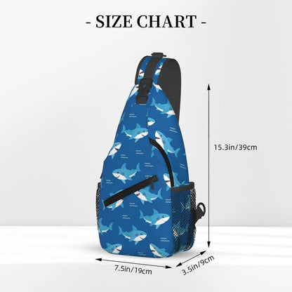 Men Women Sling Shoulder Backpack Casual Carrying Tote Case Crossbody Travel Bag, Anti-Theft Multipurpose Carry On Bag, Aztec Black Grey And White Crossbody Bag