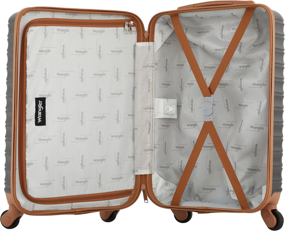 22" Outrider Hardside Carry-On Luggage, Lava Smoke