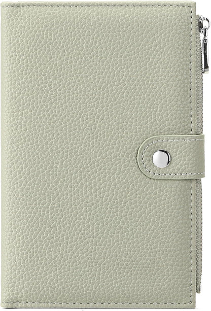 Rfid Passport Holder for Travel Women Men Passport Wallet Rfid Blocking with Card Slots and Pen Holder
