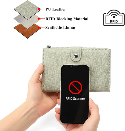 Rfid Passport Holder for Travel Women Men Passport Wallet Rfid Blocking with Card Slots and Pen Holder