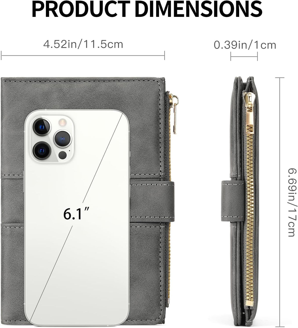 Rfid Passport Holder for Travel Women Men Passport Wallet Rfid Blocking with Card Slots and Pen Holder