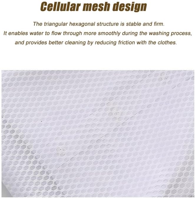 Mesh Laundry Bags with Zipper - Travel Storage Organizer for Delicate Clothing, Bras, Hosiery & Underwear Light Gray 6.69 x 5.91 inch