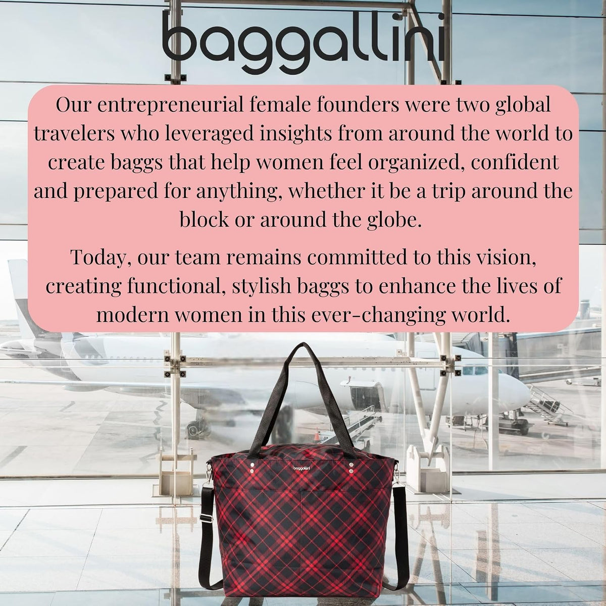 Carryall Tote - Lightweight Nylon Zipper Top Weekender Travel Beach Bag w/Luggage Sleeve