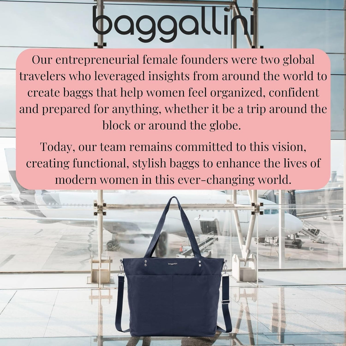 Carryall Tote - Lightweight Nylon Zipper Top Weekender Travel Beach Bag w/Luggage Sleeve